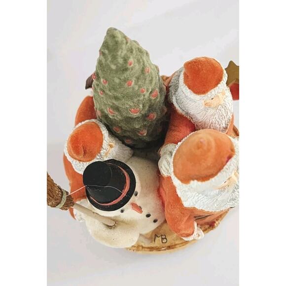 Marjolein Bastin Music Box Santa Snowman Christmas Decoration Works - Picture 7 of 7